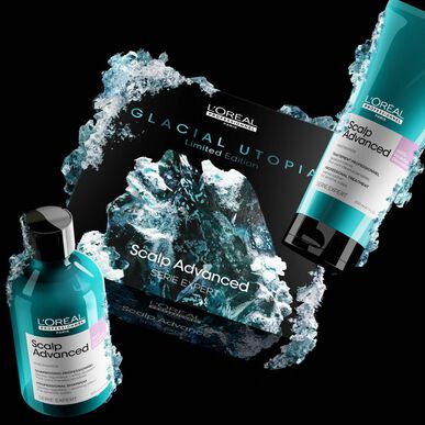 L'Oréal Professionnel Glacial Utopia Repair Duo dárková sada pro citlivé vlasy a pokožku hlavy