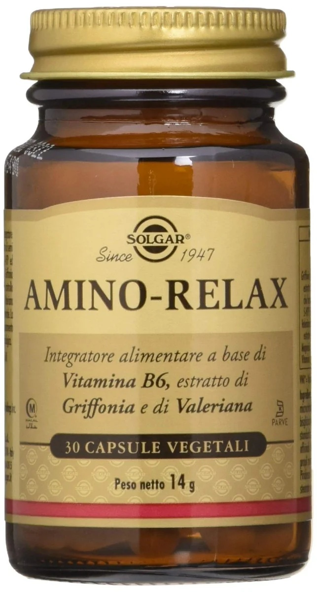 SOLGAR Amino Relax 30 pflanzliche Kapseln Stimmung und Wohlbefinden