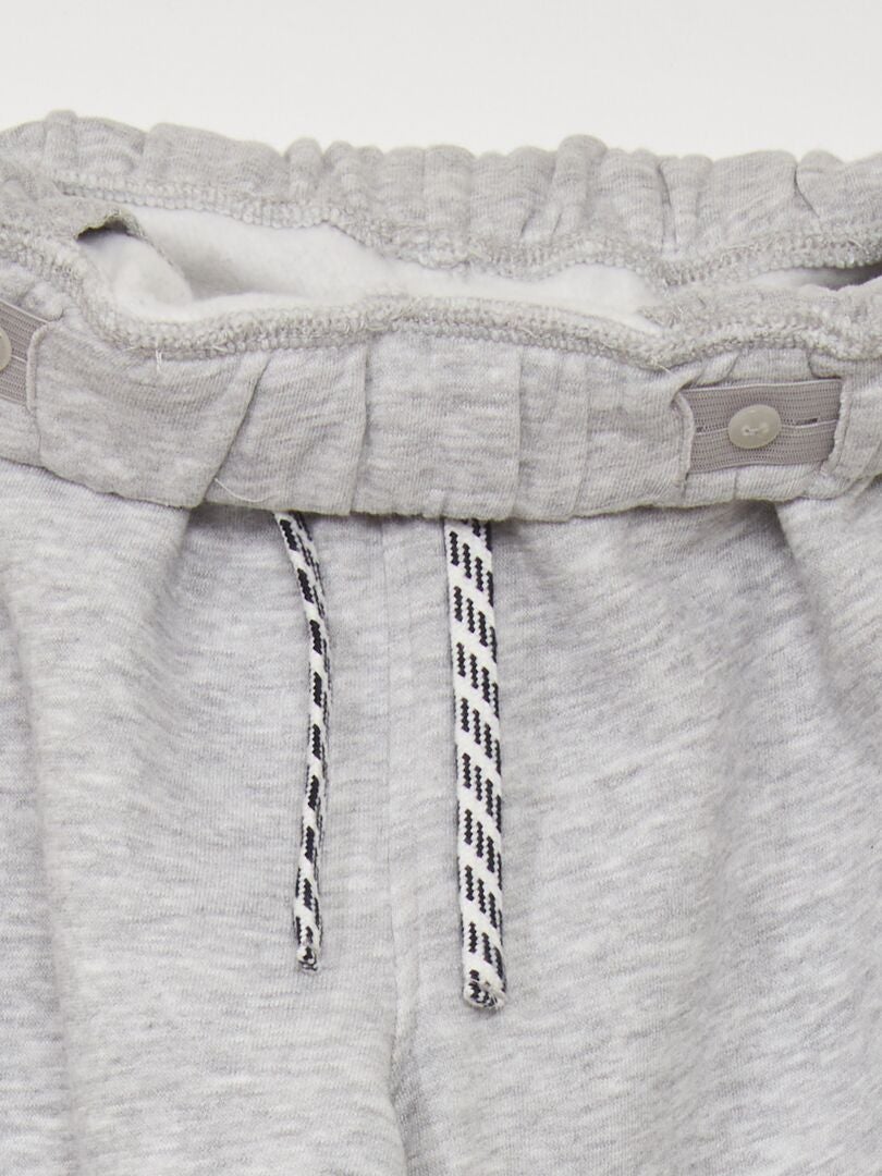 Gevlekte joggingbroek met verstelbare taille - GRIJS