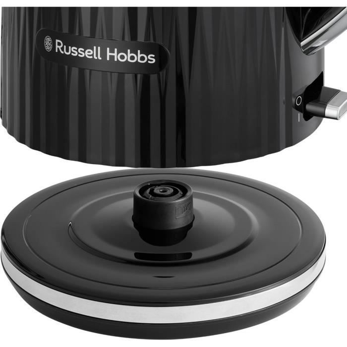 Hervidor de agua - RUSSELL HOBBS - EDEN - 2400 W - 1,7 L - Negro