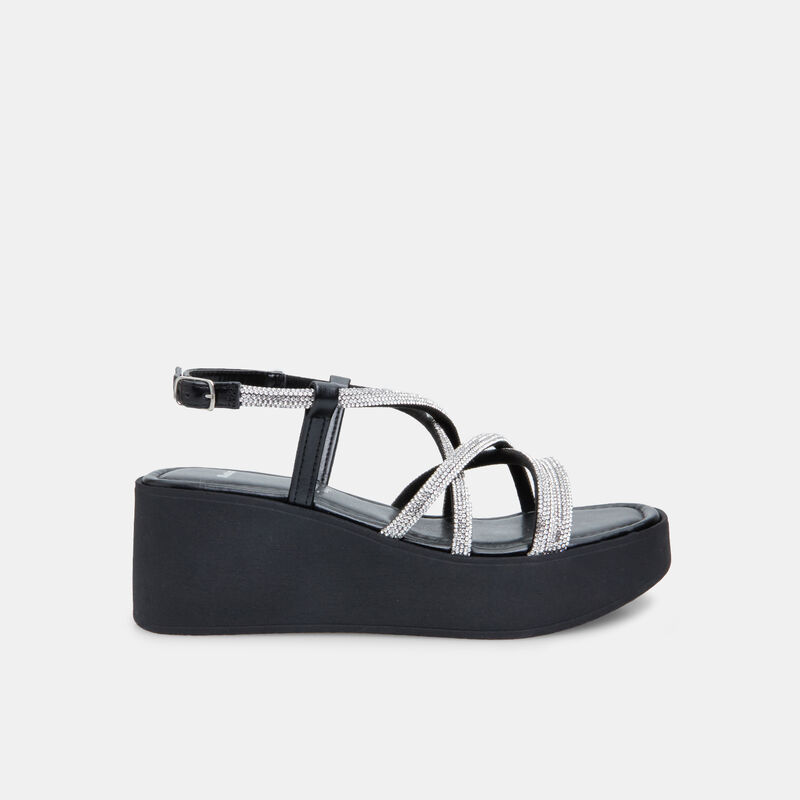 BATA dames sandaal met sleehak van 6 cm