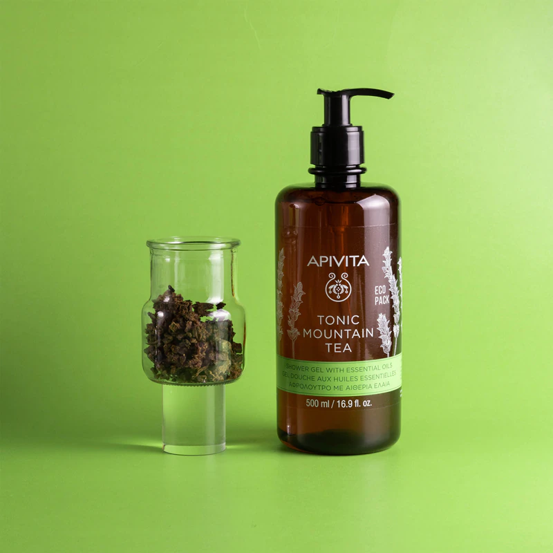 Apivita Tonic Mountain Tea Tonifying Shower Gel