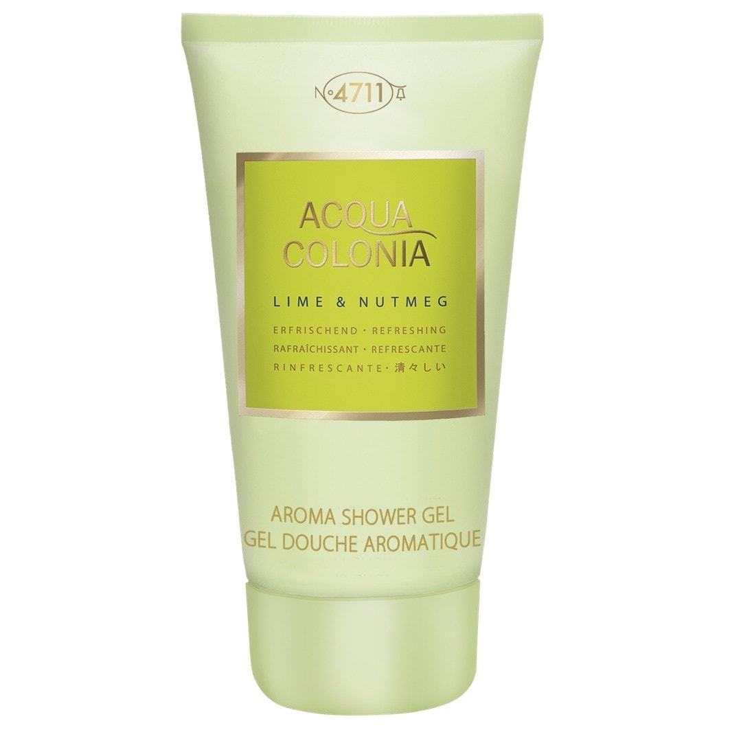 4711 Acqua Colonia Dišavni set Limeta in muškatni orešček Darilni set - kolonjska voda v spreju 50 ml + aroma gel za prhanje 75 ml 1 kos.
