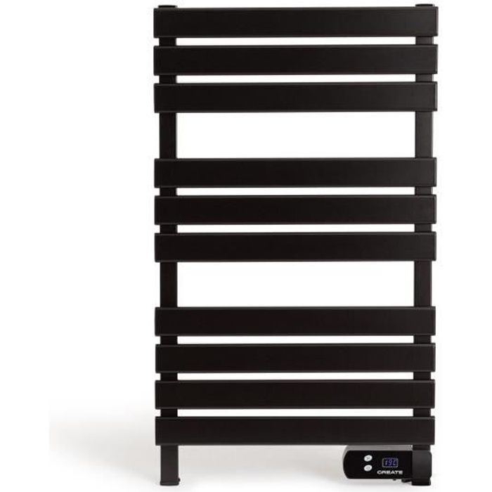 Scaldasalviette elettrico - Create - Scaldasalviette - 500W - Timer da 8 ore - Schermo LCD