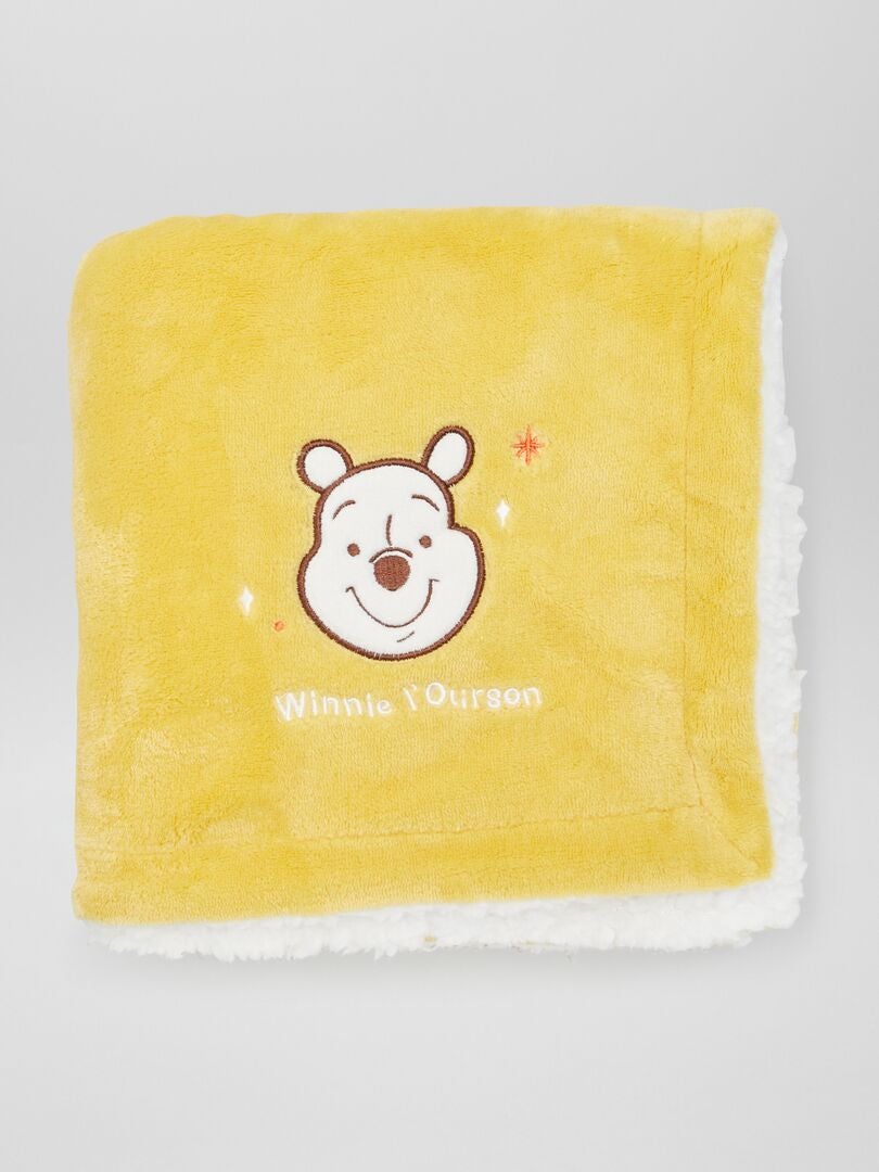 Disney fleece- en sherpa-deken - GEEL