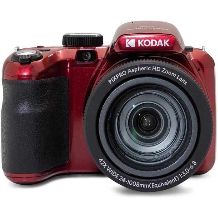 Appareil photo bridge - KODAK - AZ425 - 20,68 MP - Zoom optique 42x - Rouge