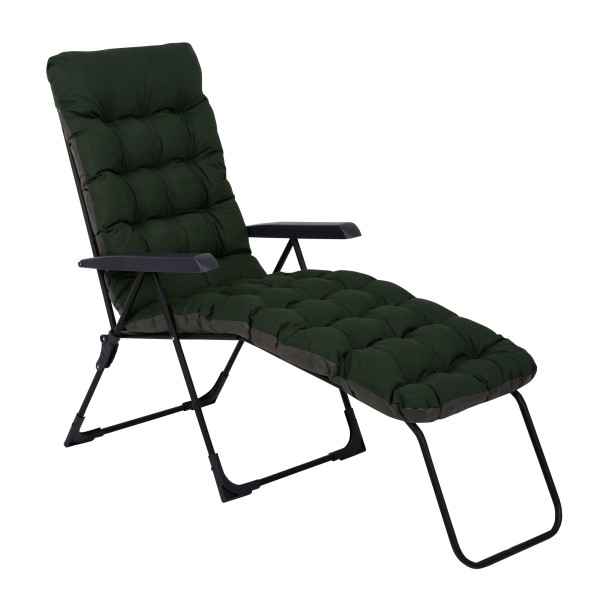Leżak ogrodowy z podnóżkiem Setenil Black Edition H024-32PB PATIO