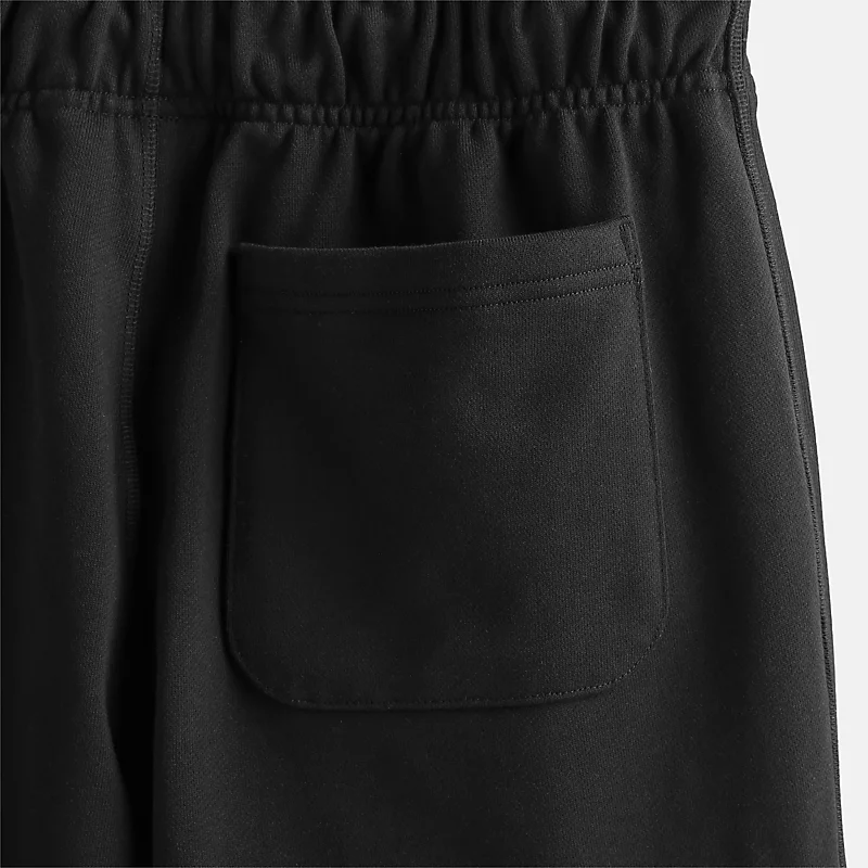 Heren sportshorts van badstof (5 inch) - Zwart