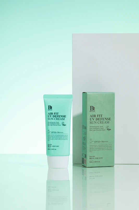 Benton Air Fit UV Defense zklidňující ochranné mléko SPF 50+