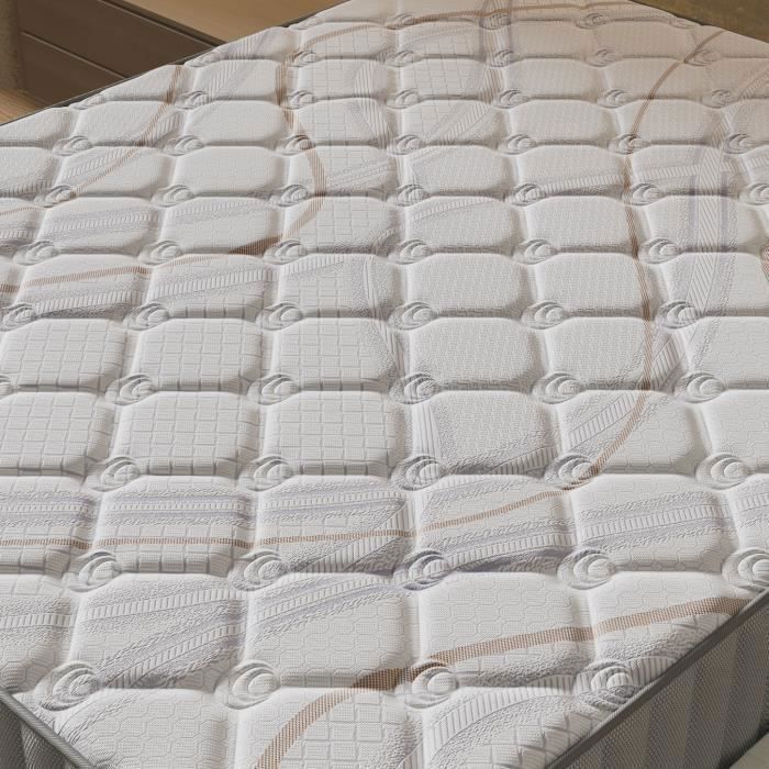 Colchón de látex natural y espuma de alta densidad 35 kg/m³ 90 x 190 cm NOVIEMBRE Sirius - Colchón EXTREMADAMENTE DURADERO Soporte firme y envolvente - Grueso