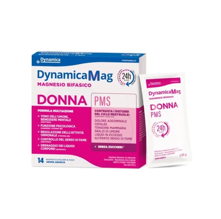 DYNAMICA Dynamicamag Donna Pms 14 sobres Síntomas premenstruales