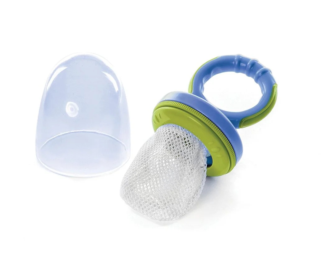 NUVITA Nuvita Flavorillo Yum & Gum Fruit Eater en Gum Massager Blauw 6 maanden+