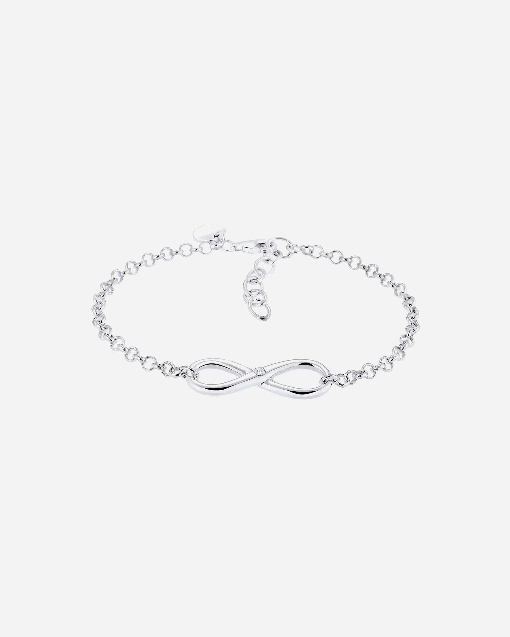 Elli Infinity Zircon Bracelet Femme - (925/1000) Argent