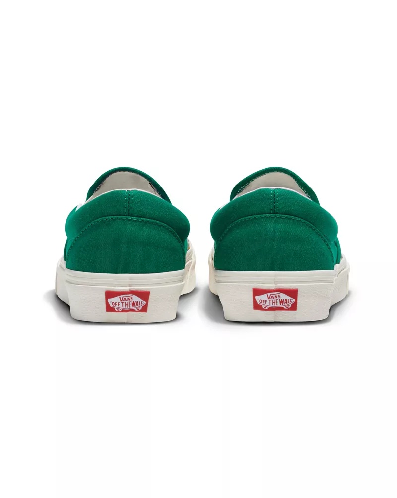 Customs Image Library Green Floral Slip-On Shoe