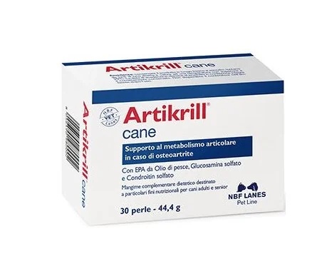 ARTIKRILL Artikrill Dol Alimento suplementar para cães 30 grânulos Osteoartrite