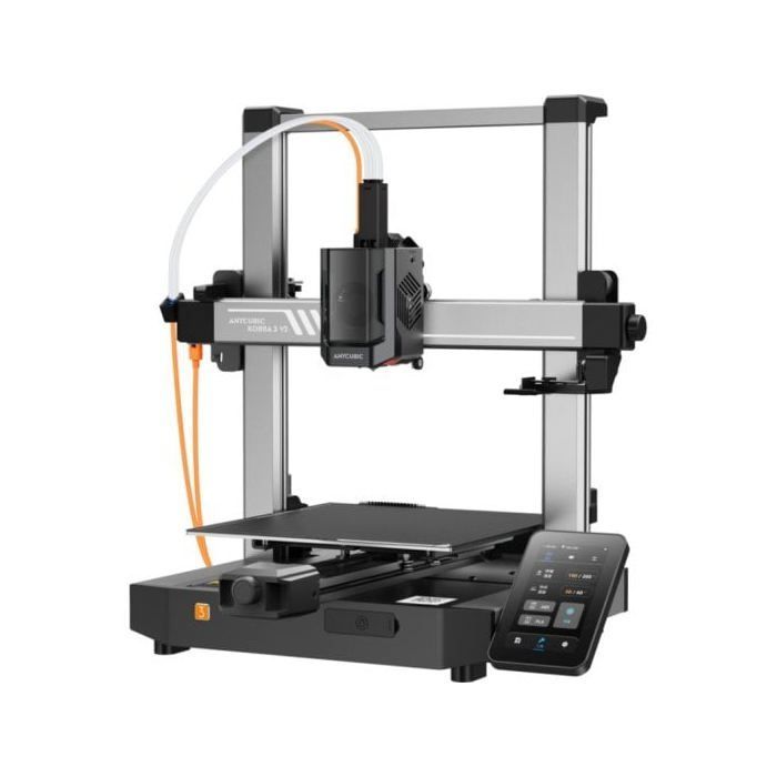 Impresora 3D Anycubic Kobra 3 V2 Montaje rápido Hotend metálico 600 mm/s