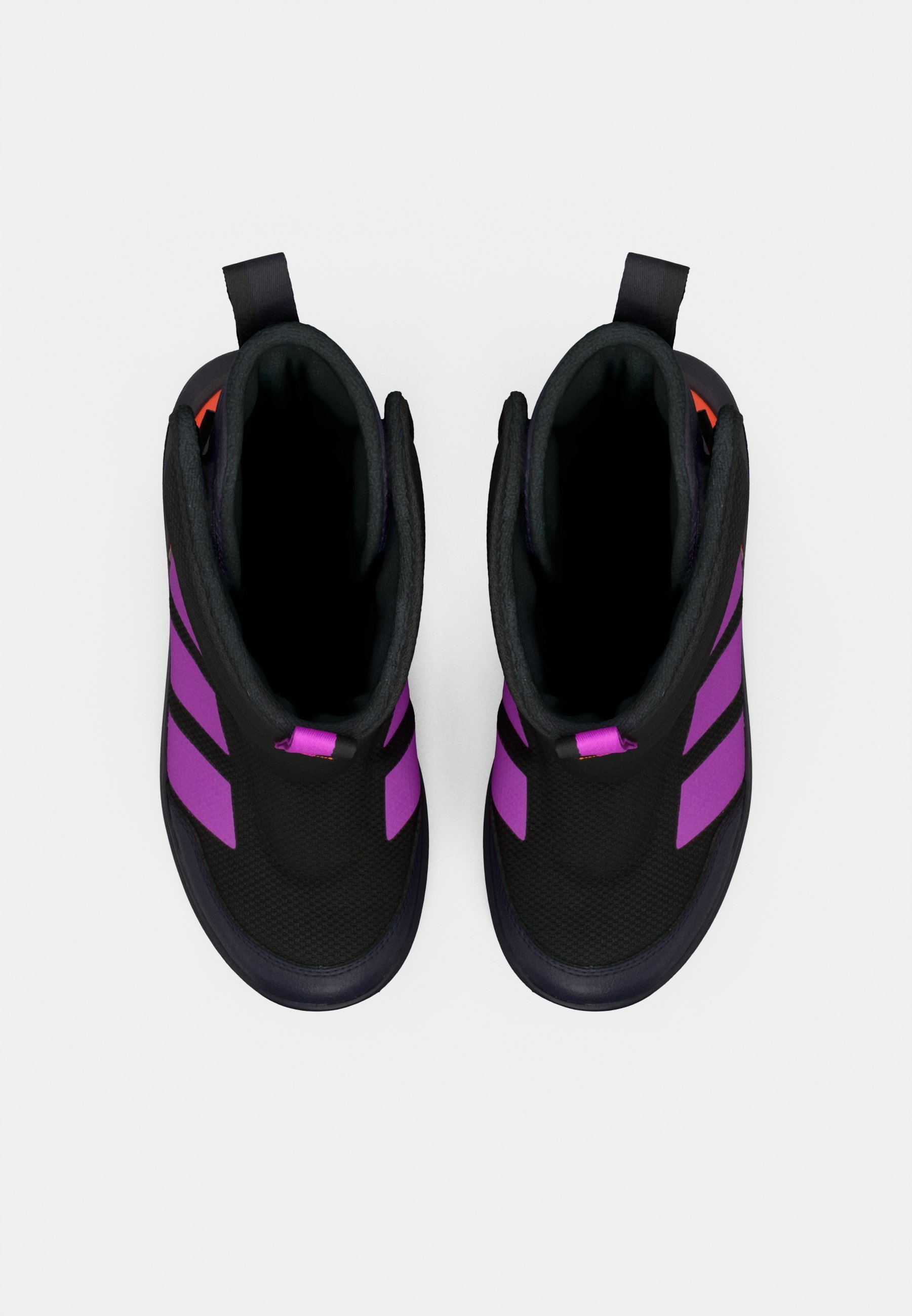 adidas Performance WINTERPLAY C UNISEX - Winterschuhe - Core Black/Purple Burst/Impact Orange