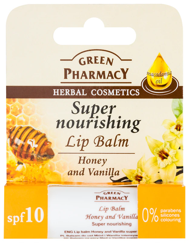 Green Pharmacy Honing Lippenbalsem Voedende Lippenbalsem SPF 10