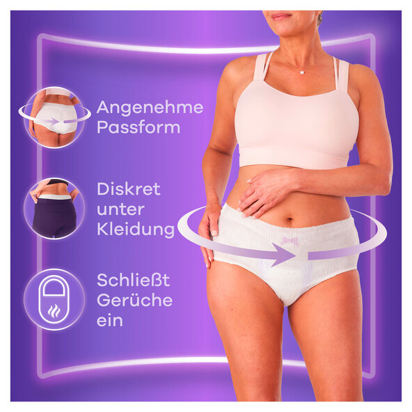 Inkontinenz Höschen Plus, Monatspaket, Größe L ( 4 x 8 Packungen = 32 Stück)