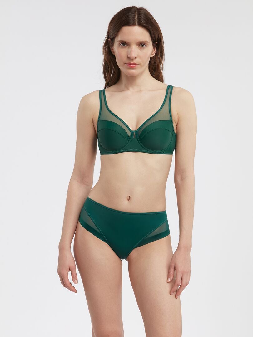 'Dim' Microfiber Culottes - GROEN