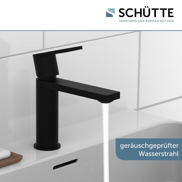 MANHATTAN washbasin tap, matte black