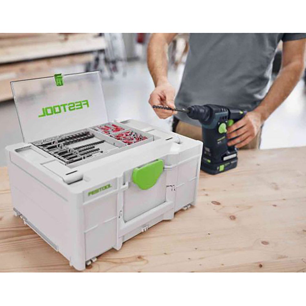 FESTOOL SDS Plus Schlagbohrer-Set SYS Koffer für Systainer 3 577398