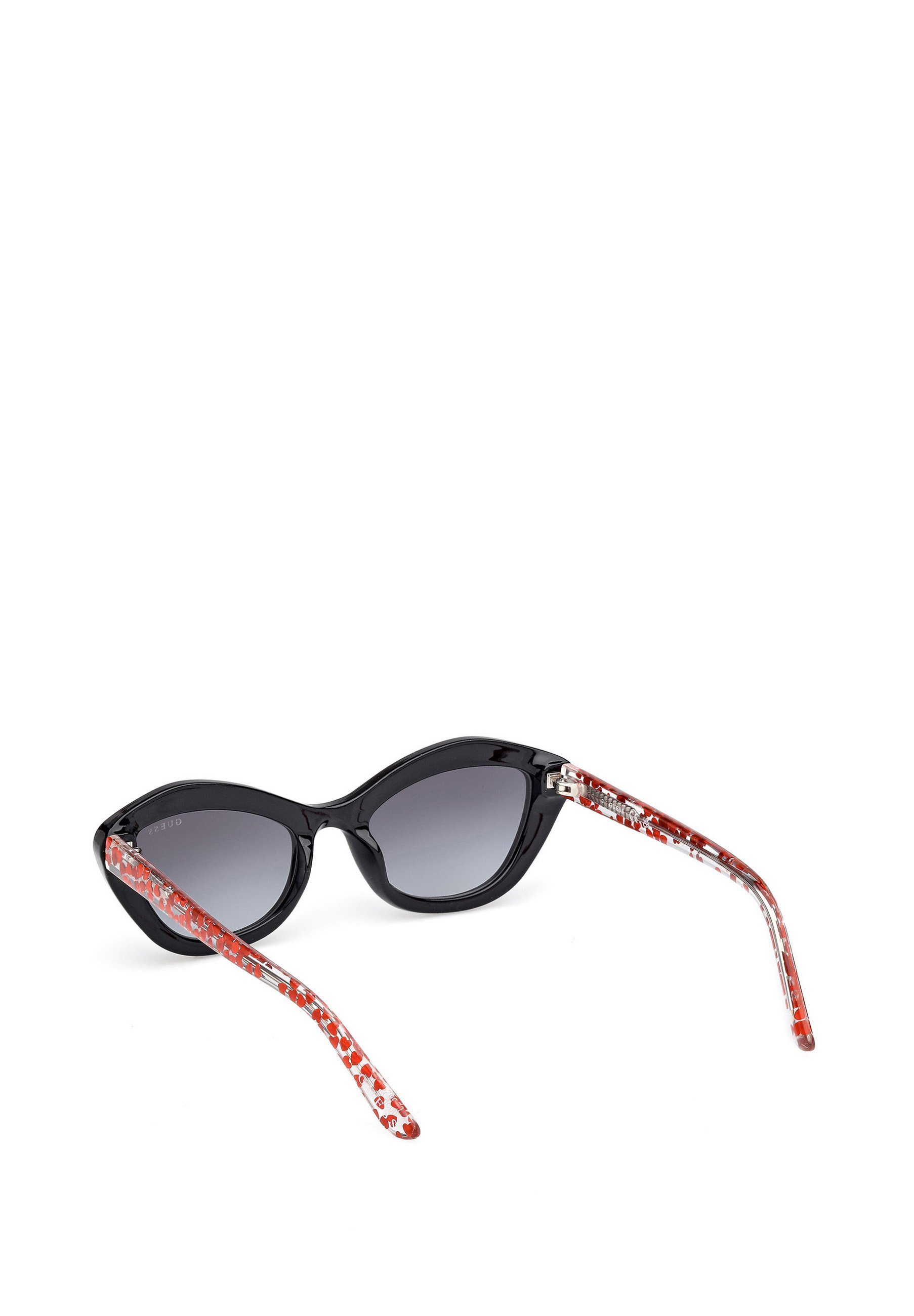 Guess Sonnenbrille – glänzend schwarz-rauchgrau