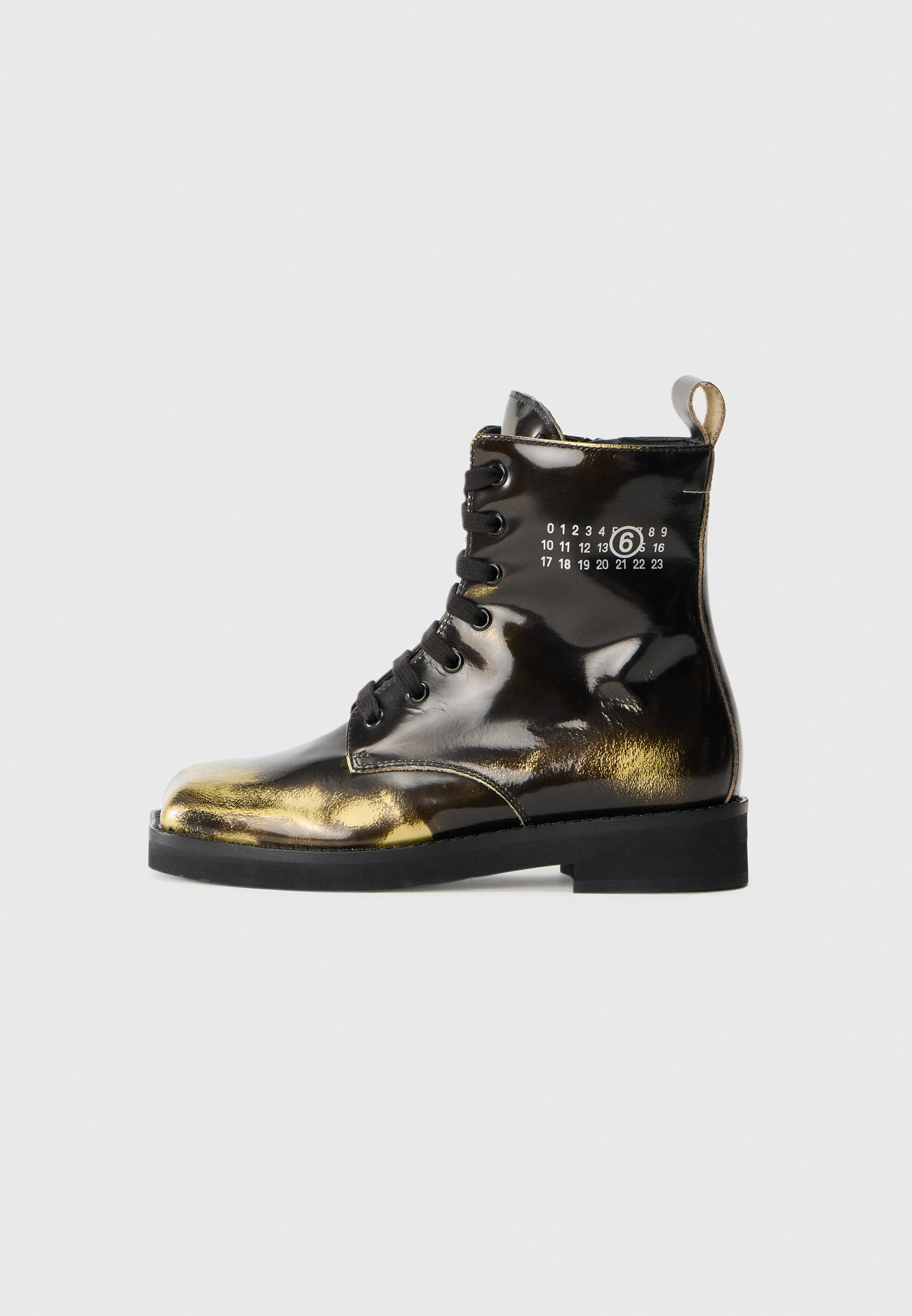 MM6 Maison Margiela UNISEX - Klassieke enkellaarsjes - zwart/zilverkleurig