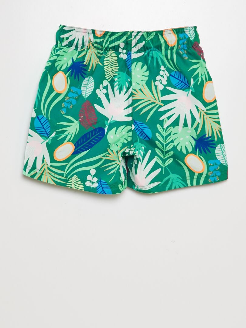 Bañador estampado - VERDE