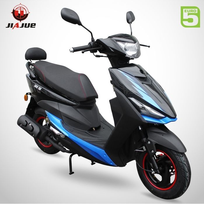 Scooter SRX 50 JIAJUE de 50 cc y 4 tiempos / Negro y azul