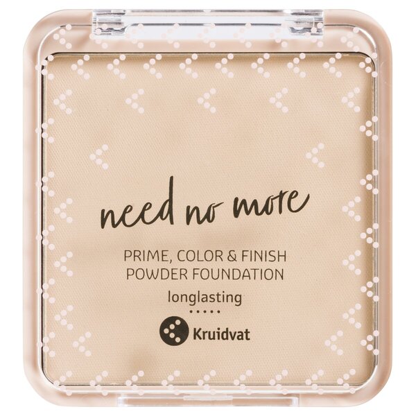 Fond de ten pudră Kruidvat Need No More 005 Fair Vanilla Prime, Color & Finish<br>10g