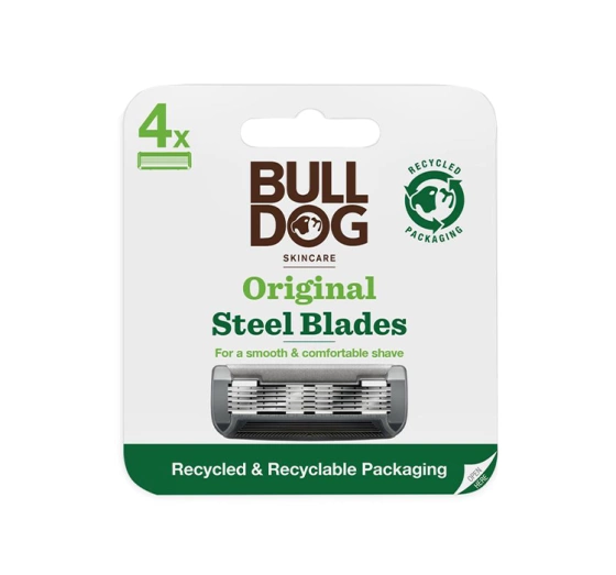 Bulldog Original Bamboo wkłady do maszynki do golenia dla mężczyzn 4 sztuki