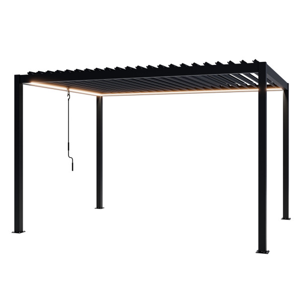 Pergola NORDVIC Skyline LED 3x4 m Antracyt