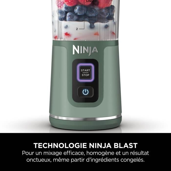 Blender portable sans fil NINJA Blast - Vert forêt - BC151EUEM