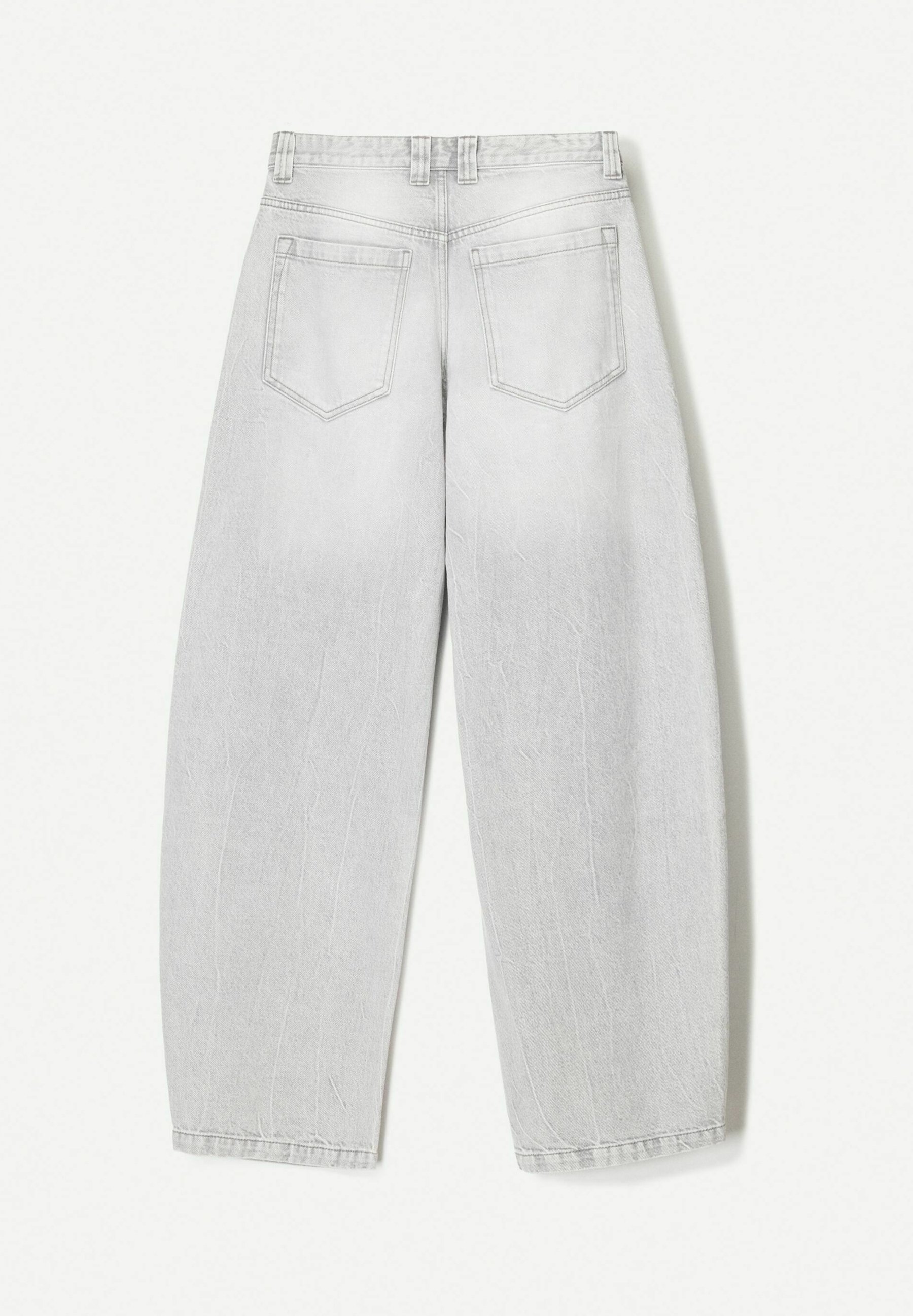 Bershka BALLOON - BAGGY - Jeans dalla vestibilità comoda - grigio