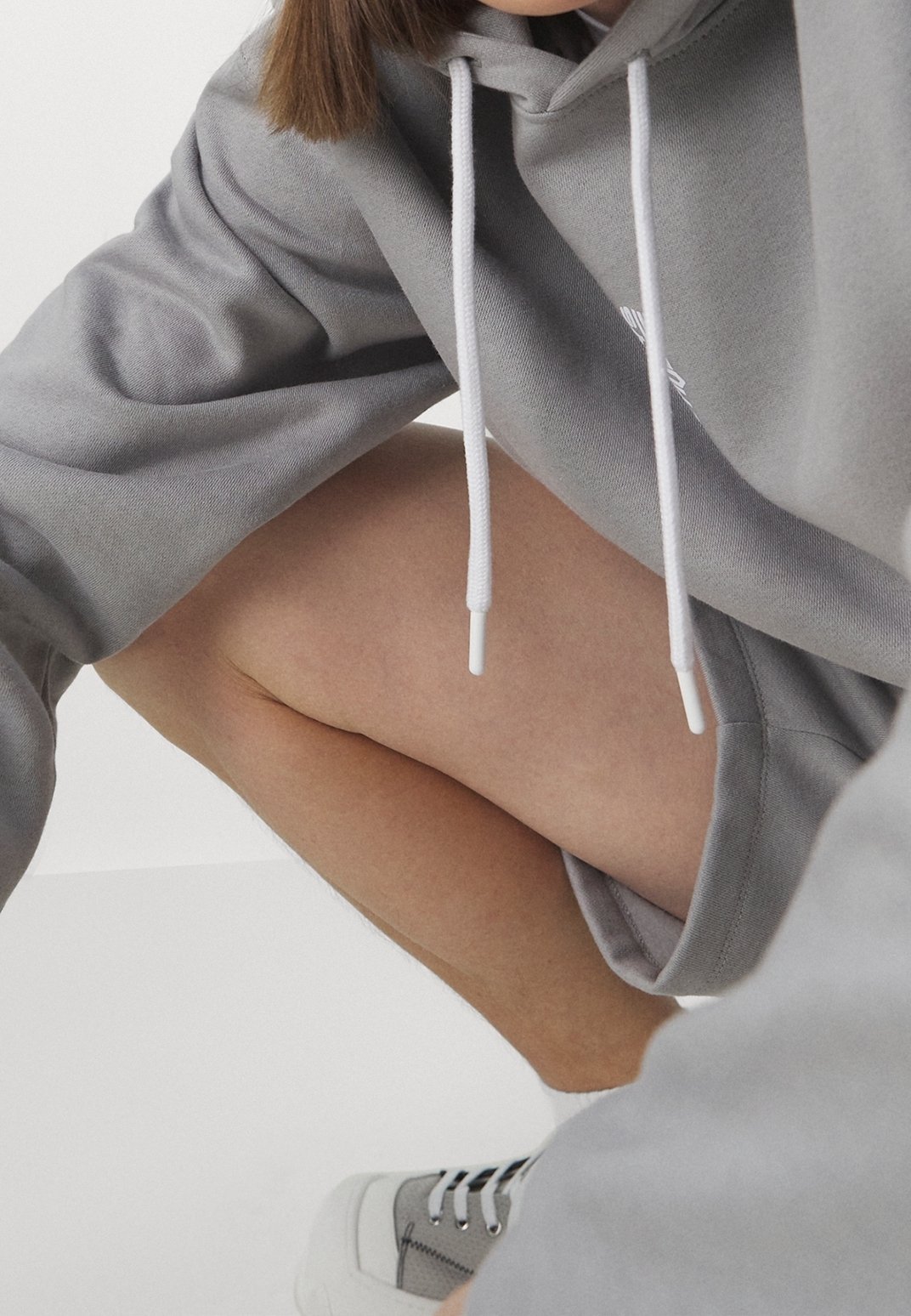 Sweat à capuche actif 7 DAYS - gris
