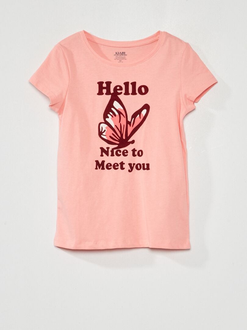 Camiseta de manga corta - ROSA