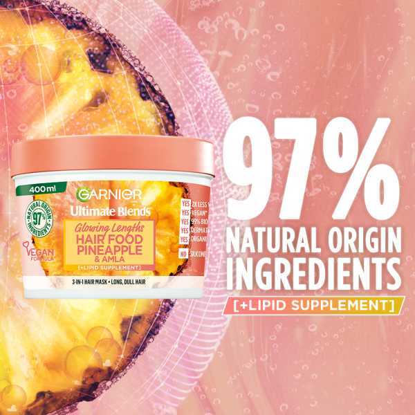 Garnier Ultimate Blends Ananas Hiusnaamio 400ml
