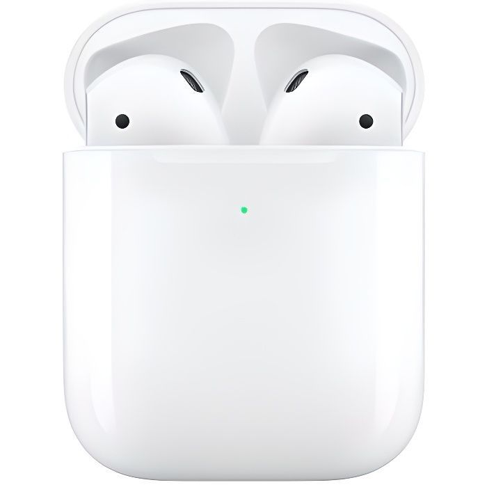 Auriculares inalámbricos Apple AirPods 2 - Estuche de carga inalámbrica - Reacondicionados - Excelente estado