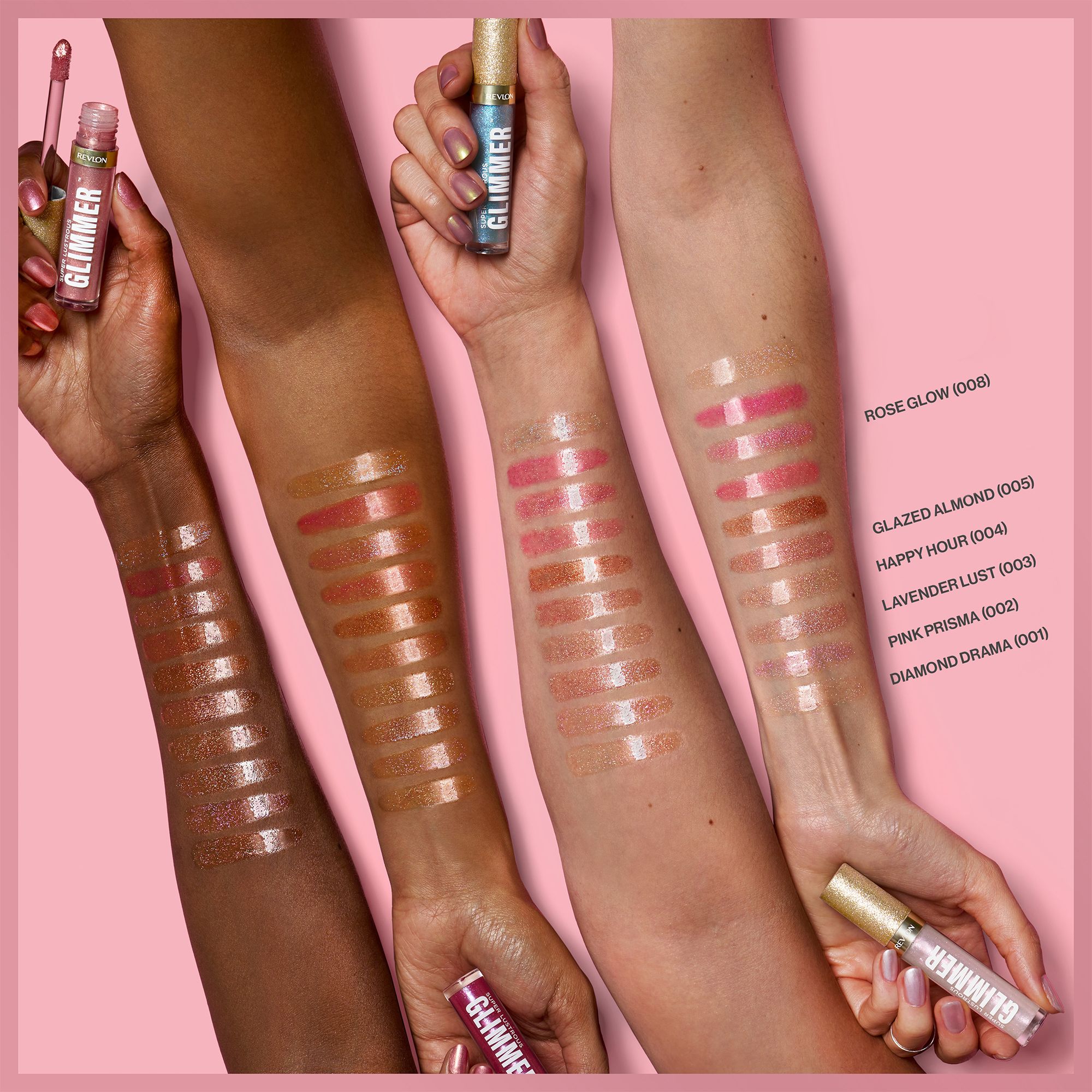 Super Lustrous Glimmer lūpu spīdums Lūpu spīdumi un spīdumi