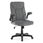 Fotel Biurowy Obrotowy Krzesło Do Biurka Komputer Ergonomiczny Szary ZURICH