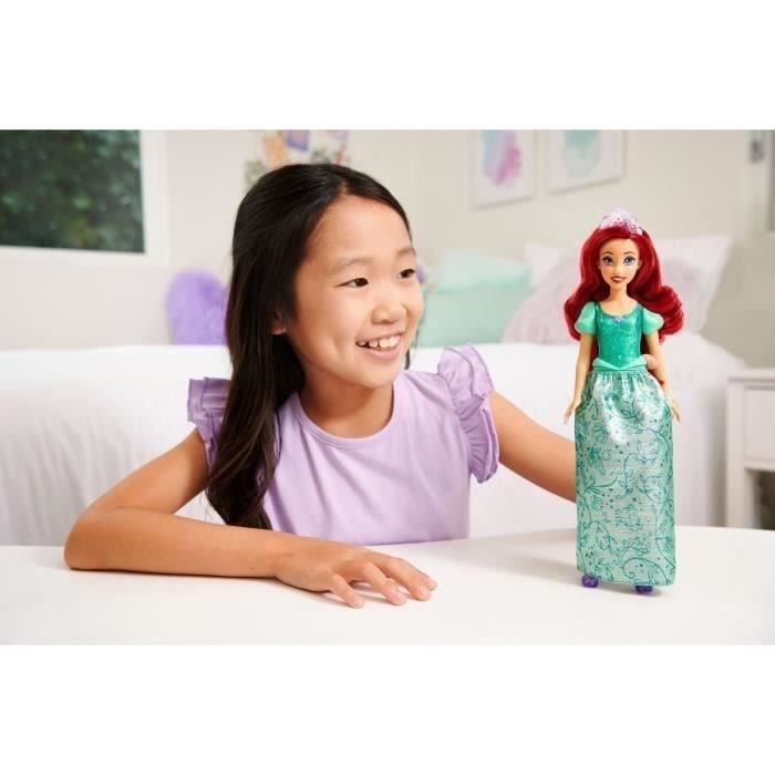 Ariel-pop 29 cm, Mattel Disney Princess-pop, jurk en accessoires HLW10