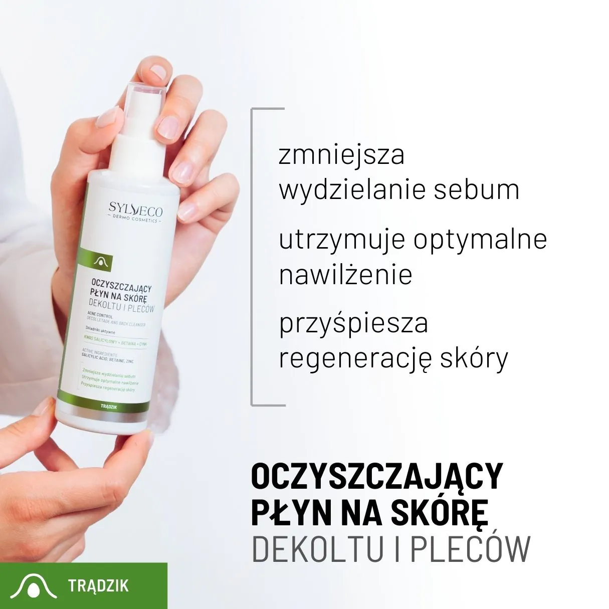 Sylveco Dermo Oczyszczający płyn na skórę dekoltu i pleców