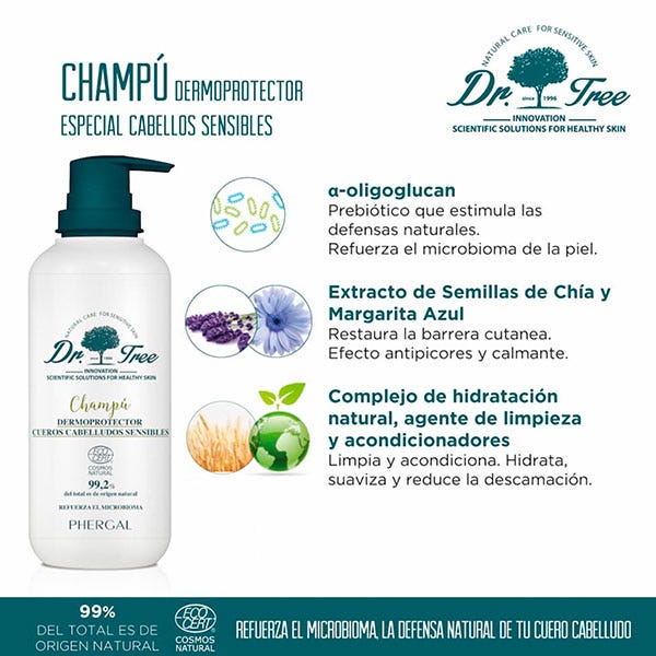 Ekologický šampon pro citlivou pokožku hlavy | 400 ml