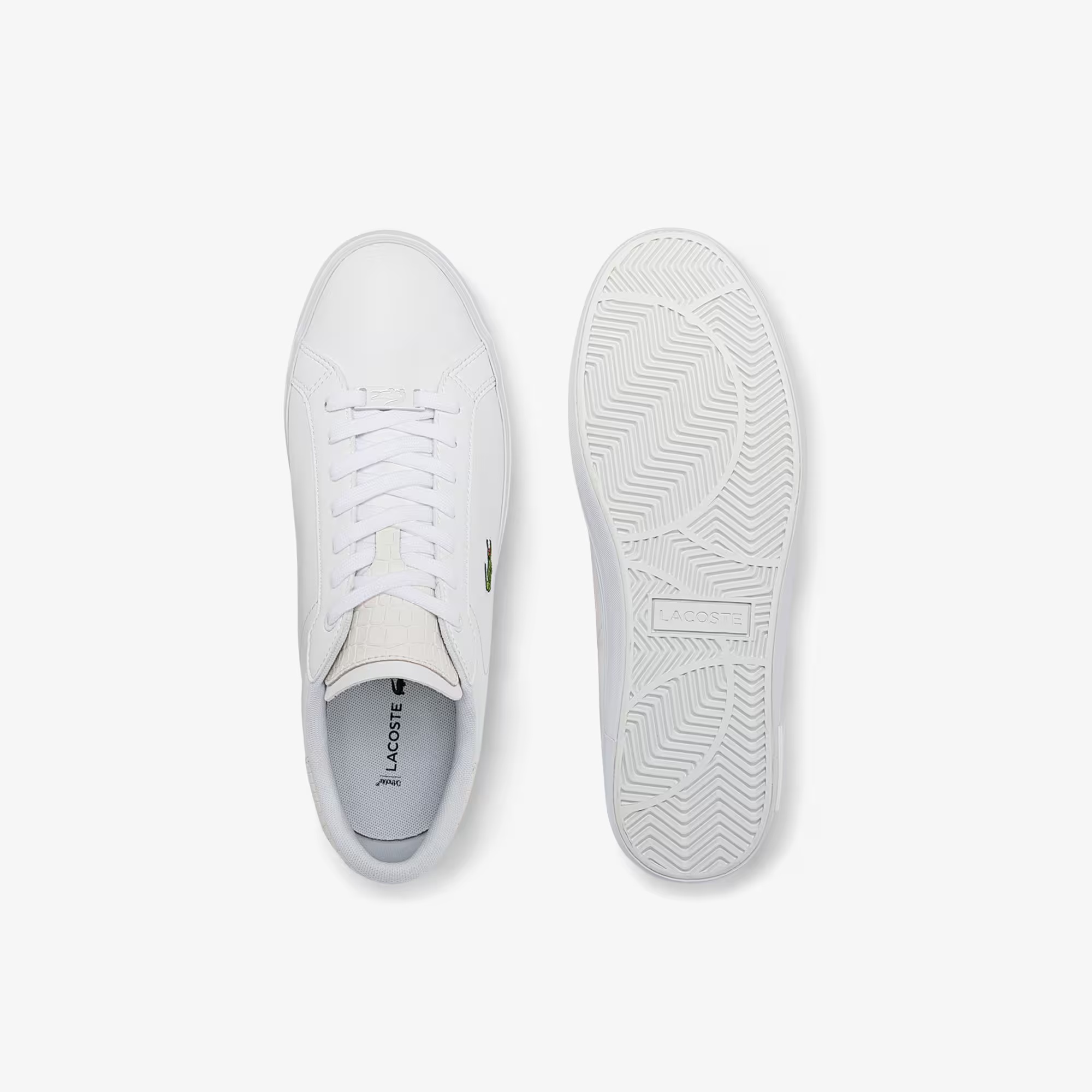 Men's Powercourt Burnished Leather Sneakers