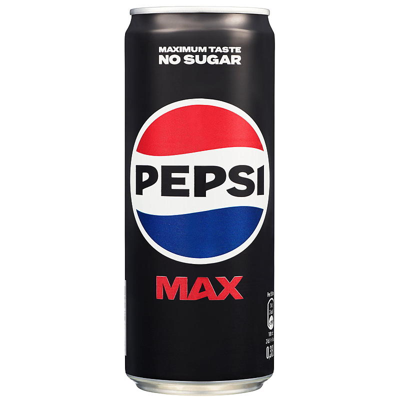 Pepsi Pepsi Max 0,33 l dåse elegant