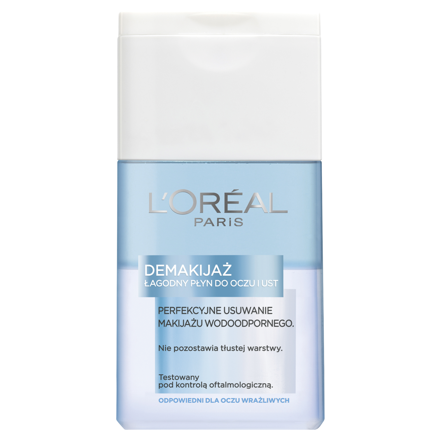 L'Oreal Paris divfāžu maigs acu kosmētikas noņēmējs 125 ml