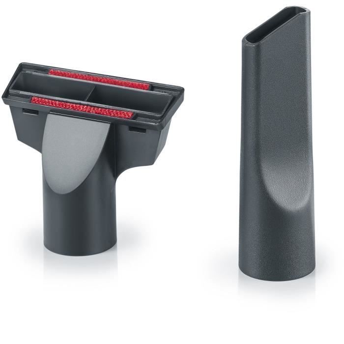 Aspiradora con bolsa SEVERIN BC7035, capacidad de bolsa higiénica de microfibra de 2 litros, cepillo de sonido suave + cepillo XL para parquet.