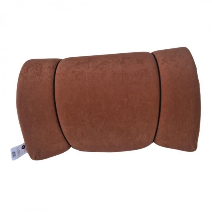 Matelas enroulable et pliable - NATALIA SPZOO - 200x60x6 cm - Longueur ajustable - Marron