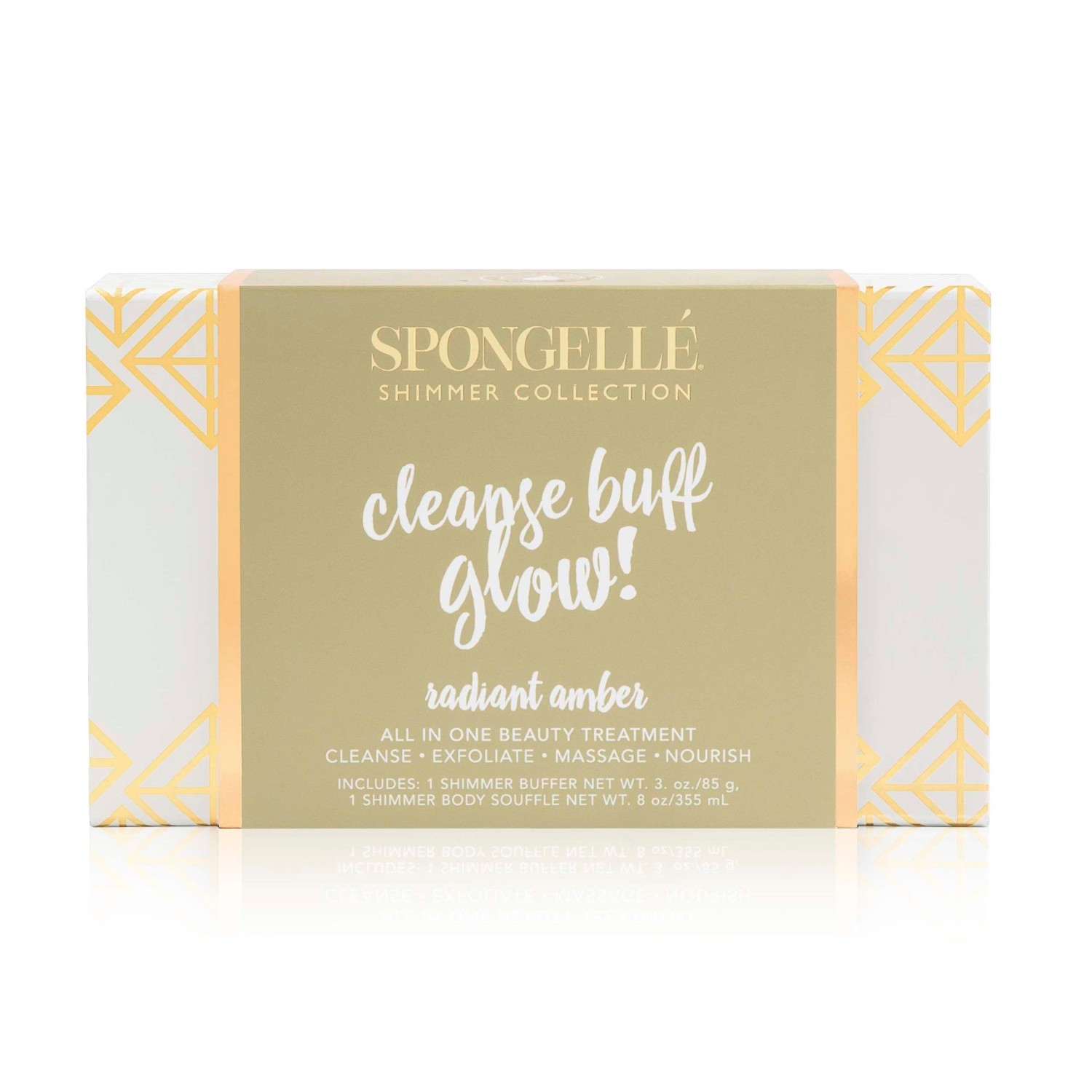 Spongelle Shimmer Gift Set - Radiant Amber Gold